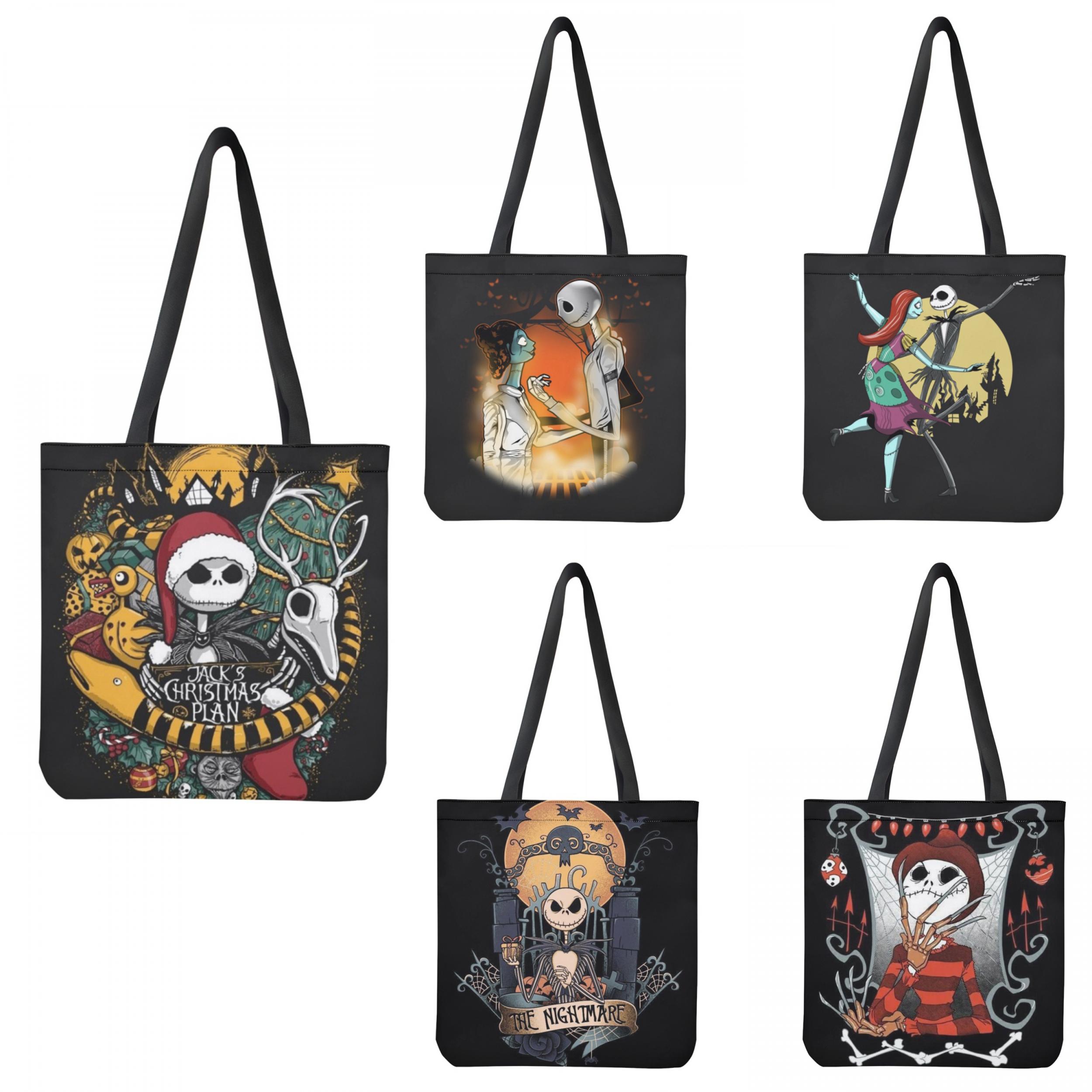 Women's Horror Anime Character Printing Casual Handbag, Unique Style